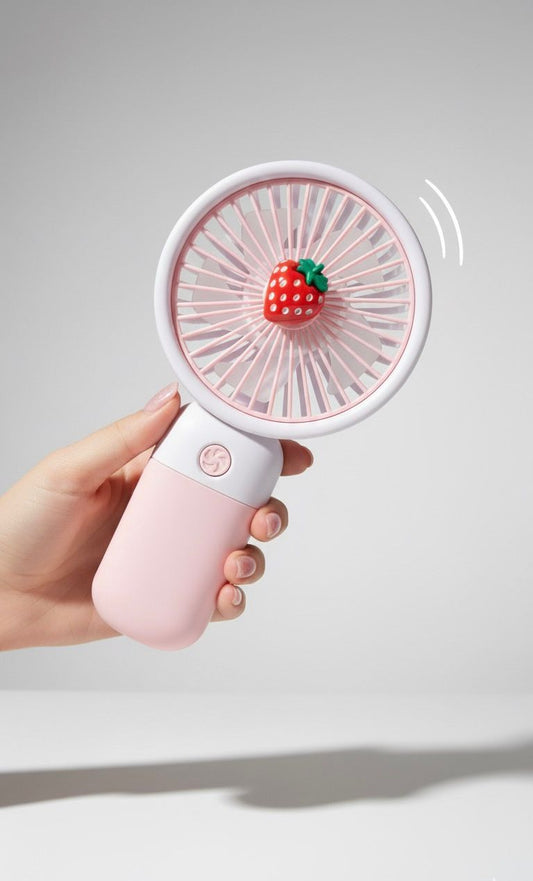 Elegant Pink Hand Fan