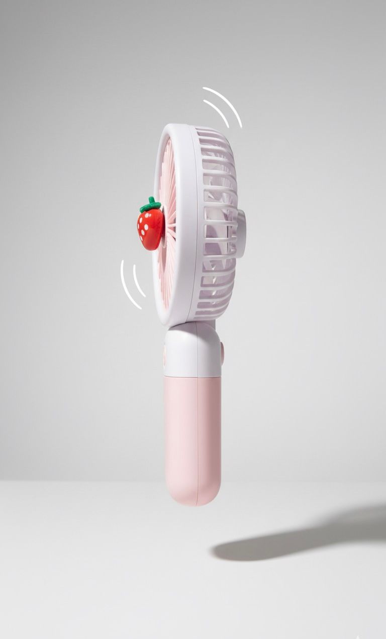 Elegant Pink Hand Fan