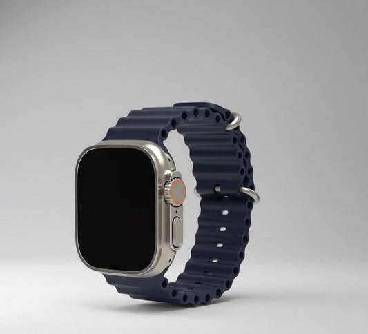 Smart Ultra Watch (Metal Body, Multiple Straps – Orange, Black & blue etc) | AMOLED Display, Fitness & Health Tracker